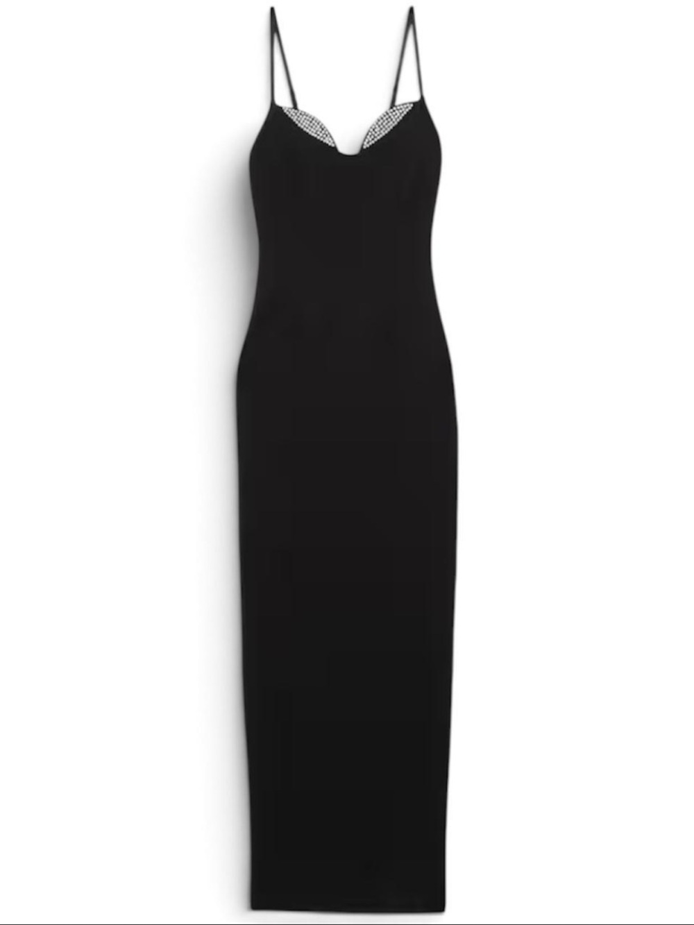 Good American Crystal Trim Maxi Dress
